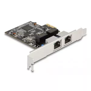 DeLOCK 88615 Внутренний адаптер RJ-45 PCI Express Серебристый