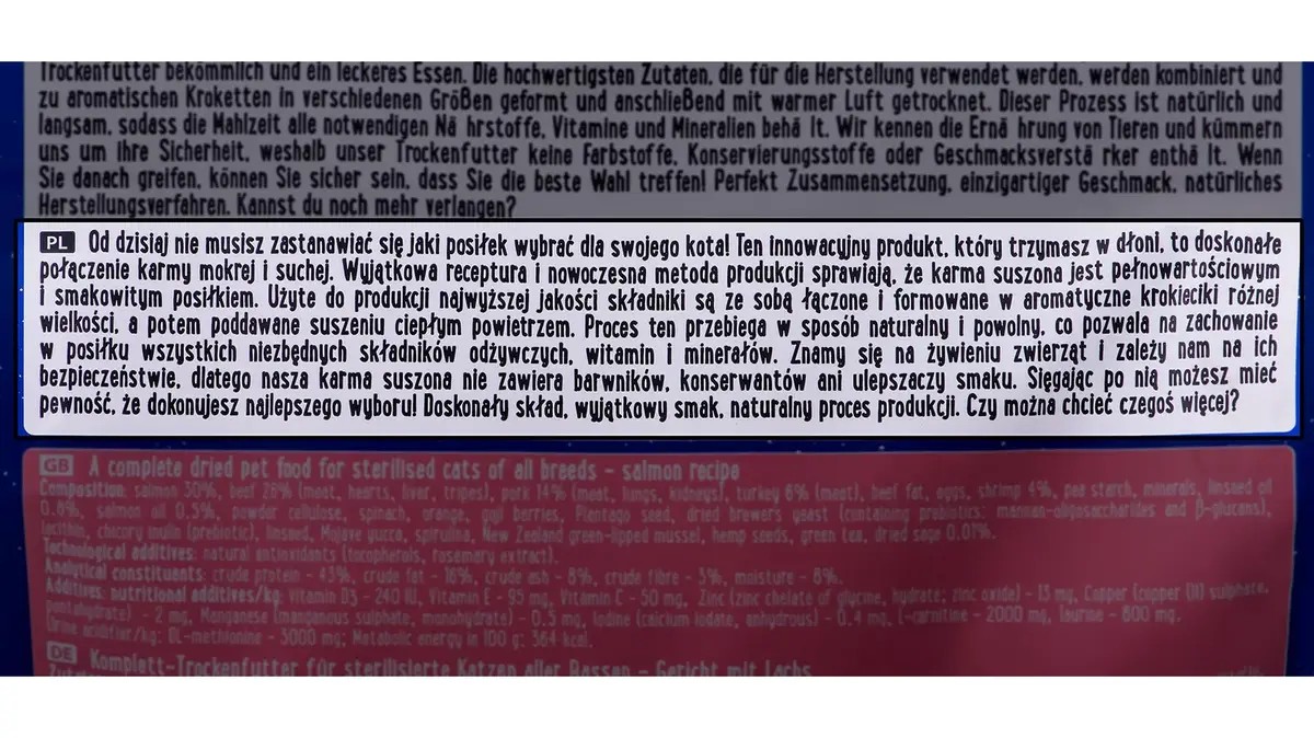 dolina noteci Superfood Sterilised Salmon 1 kg sausā barība Photo 2