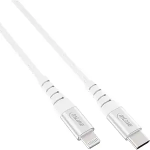 Кабель InLine USB-C Lightning 2м для iPad iPhone iPod серебристый