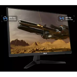 270HZ REFRESH RATE AND 1MS (GTG) RESPONSE TIME