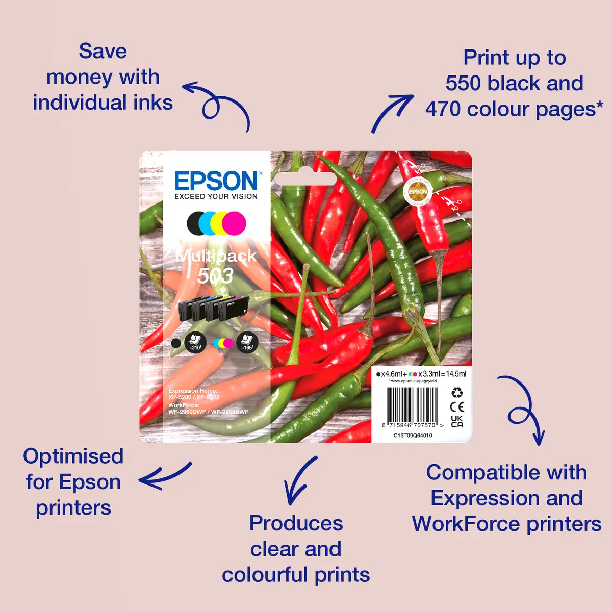 Набор картриджей Epson 503 Multipack Photo 5