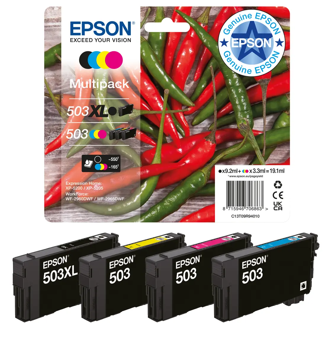 Набор картриджей Epson 503 Multipack Photo 8