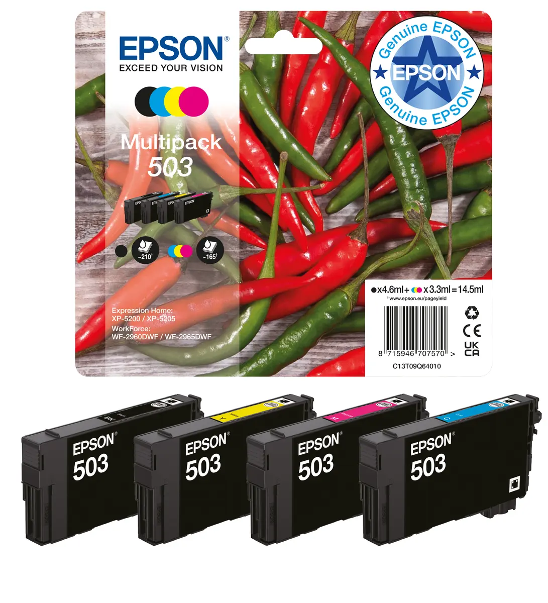 Набор картриджей Epson 503 Multipack Photo 9