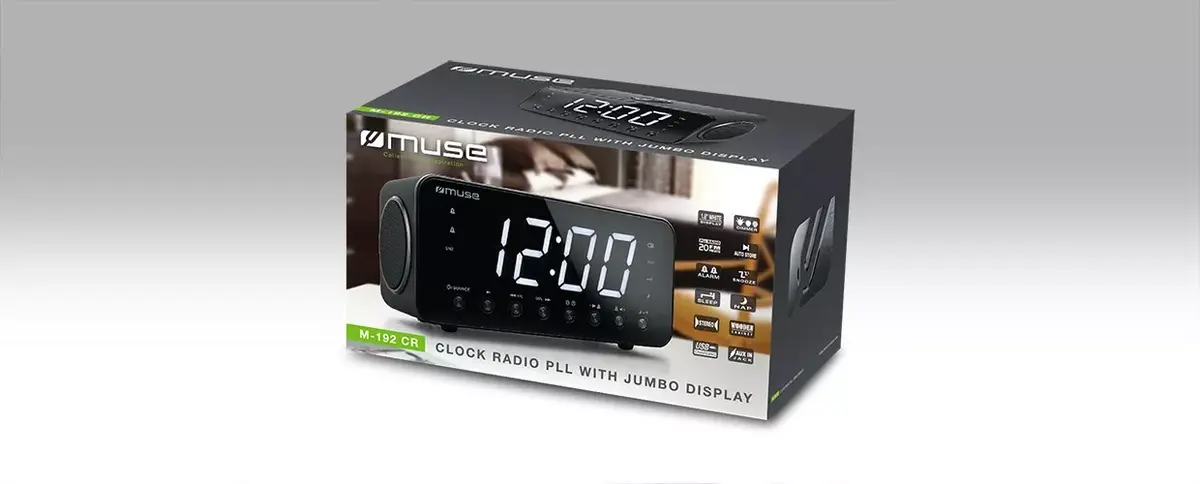 Muse M-192 CR clock radio Photo 4
