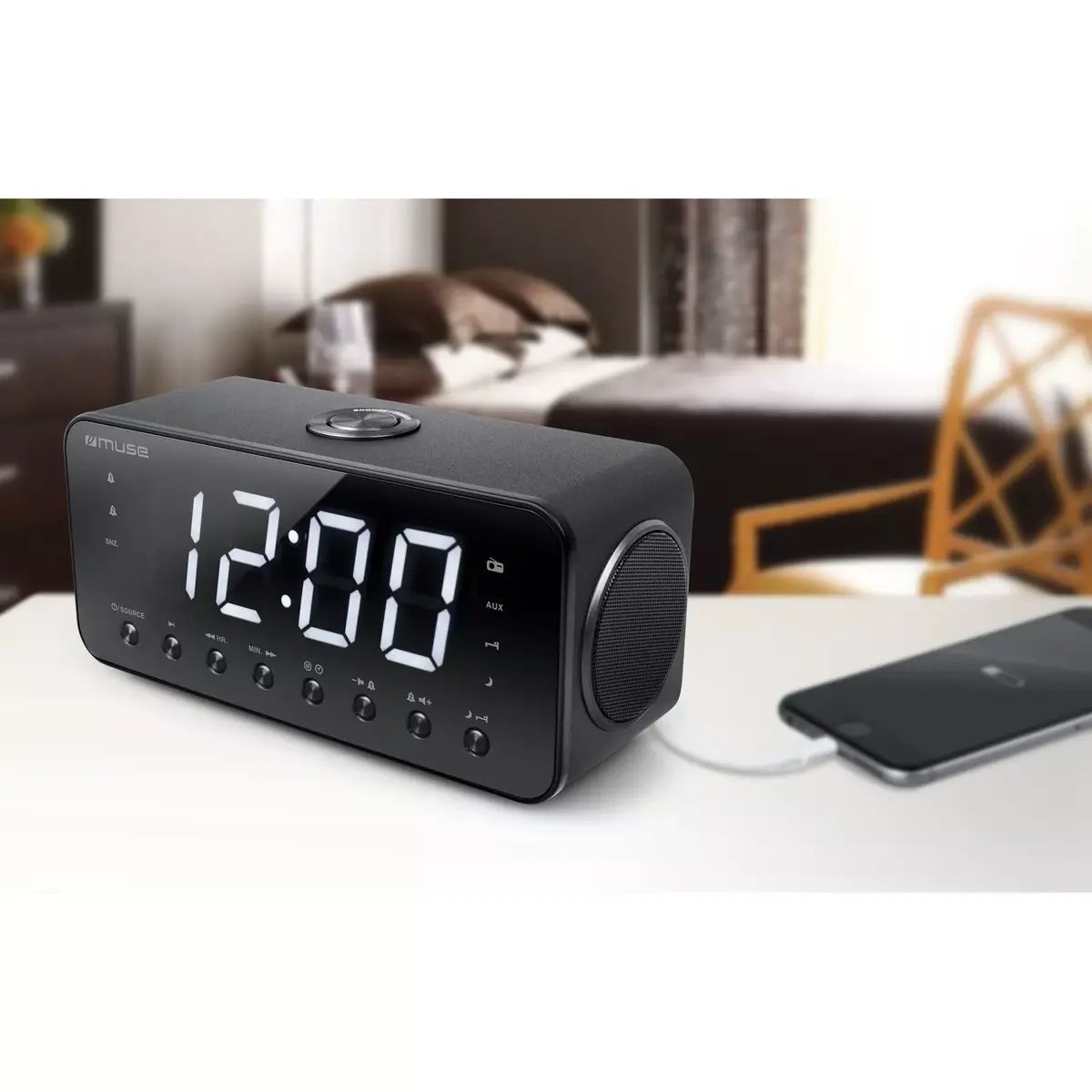Muse M-192 CR clock radio Photo 5