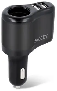 Setty RGS-01 Car Socket Splitter with 2xUSB and 2A Output