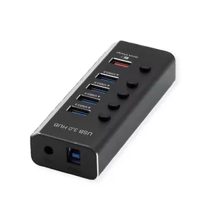 ROLINE USB Hub 3.2 Gen 1 14.02.5058 Black 5120 Mbit/s