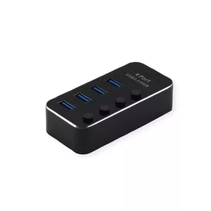 USB Hub ROLINE 14.02.5056 USB 3.2 Gen 1 Type-A 5120 Mbit/s Black