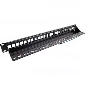 InLine Blank Patch Panel 19" 24 Port 1U Photo 2