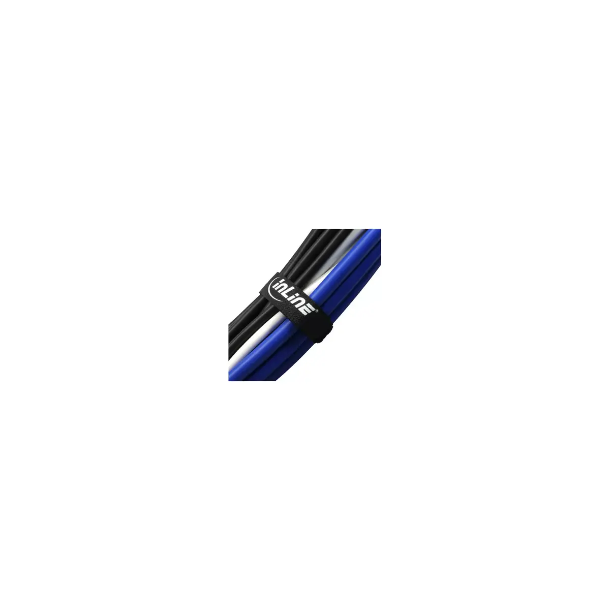 InLine Kabelis Lentes Velcro Komplekts 10 gab melns Photo 3