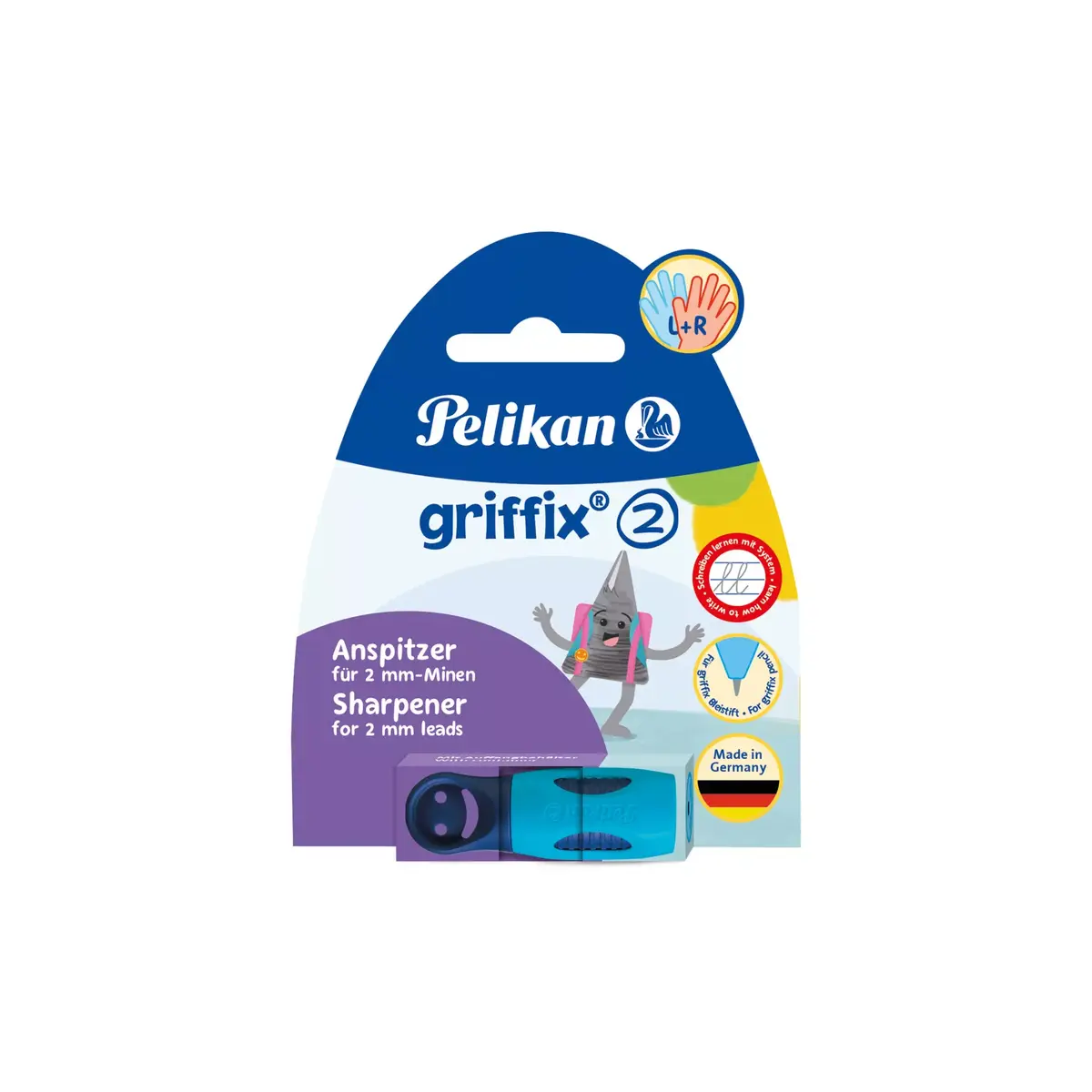 Rokas zīmuļu asināmais Pelikan Griffix Zils Photo 2