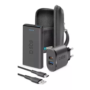 Портативный аккумулятор SBS Always on Charge KIT 10000 mAh