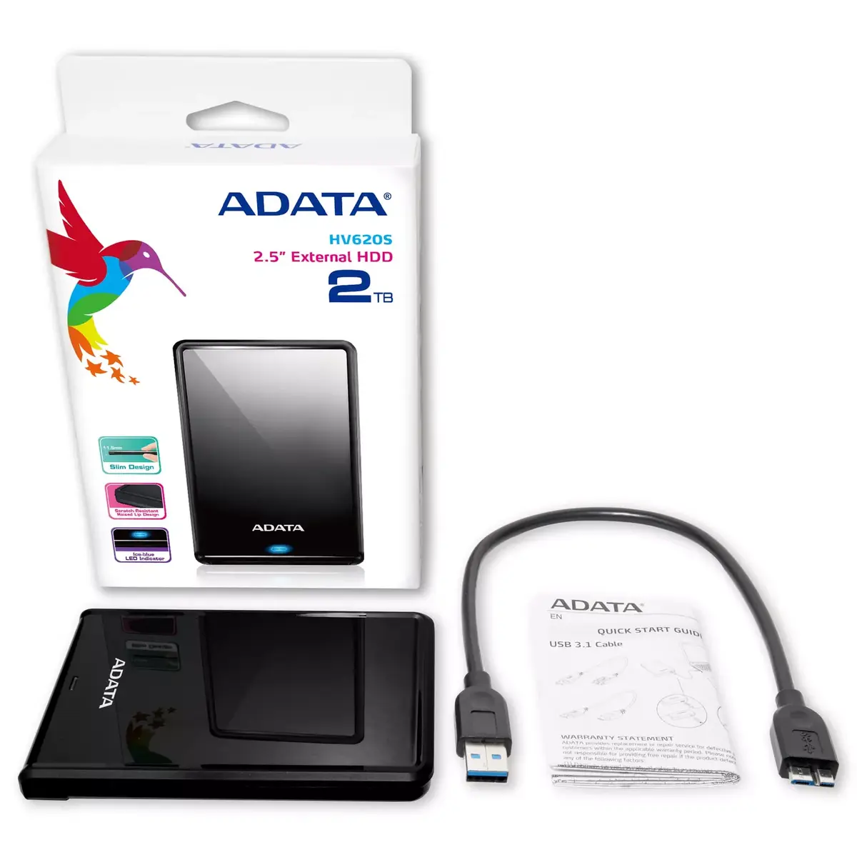 Cietais disks ADATA 4TB HV620S Photo 5