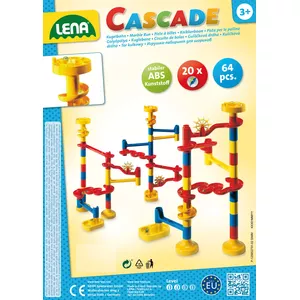 Игрушка для развития моторики Lena Cascade Knikkerbaan KIGA Многоцветная