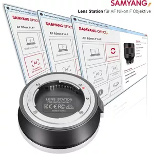 Lens Station AF Nikon F objektīviem Samyang 22834 — atjaunināšana un fokusa regulēšana