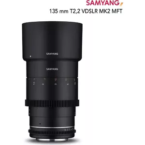 Telefoto kino objektīvs Samyang MF 135mm T2.2 VDSLR MK2 priekš Micro Four Thirds (23159)