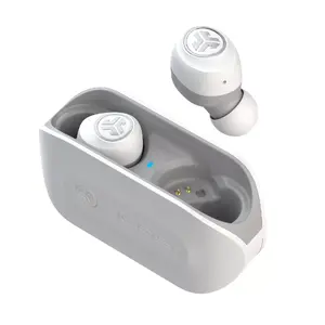 Bezvadu iekšausu austiņas JLab GO AIR, Bluetooth, 20–20000 Hz, darbības rādiuss 10 m, baltas