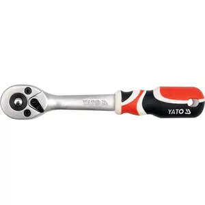 Uzgriežņu atslēga Yato YT-0730 1/4" ar atsperes rokturi Sudraba
