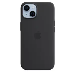 Силиконовый чехол с MagSafe для iPhone 14 от Apple — микрофибра/силикон, 6.1" (Midnight)
