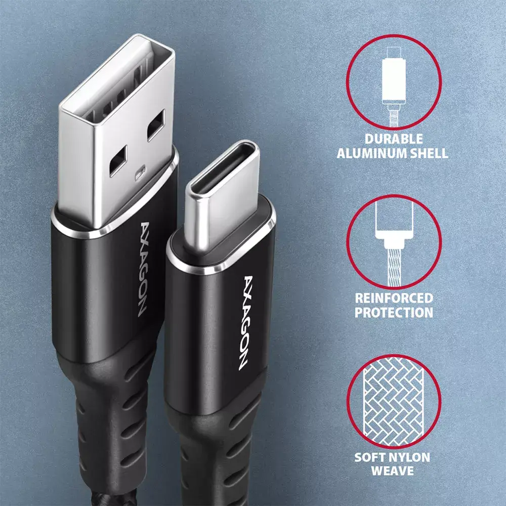 USB кабель Axagon BUCM-AM10AB Photo 3