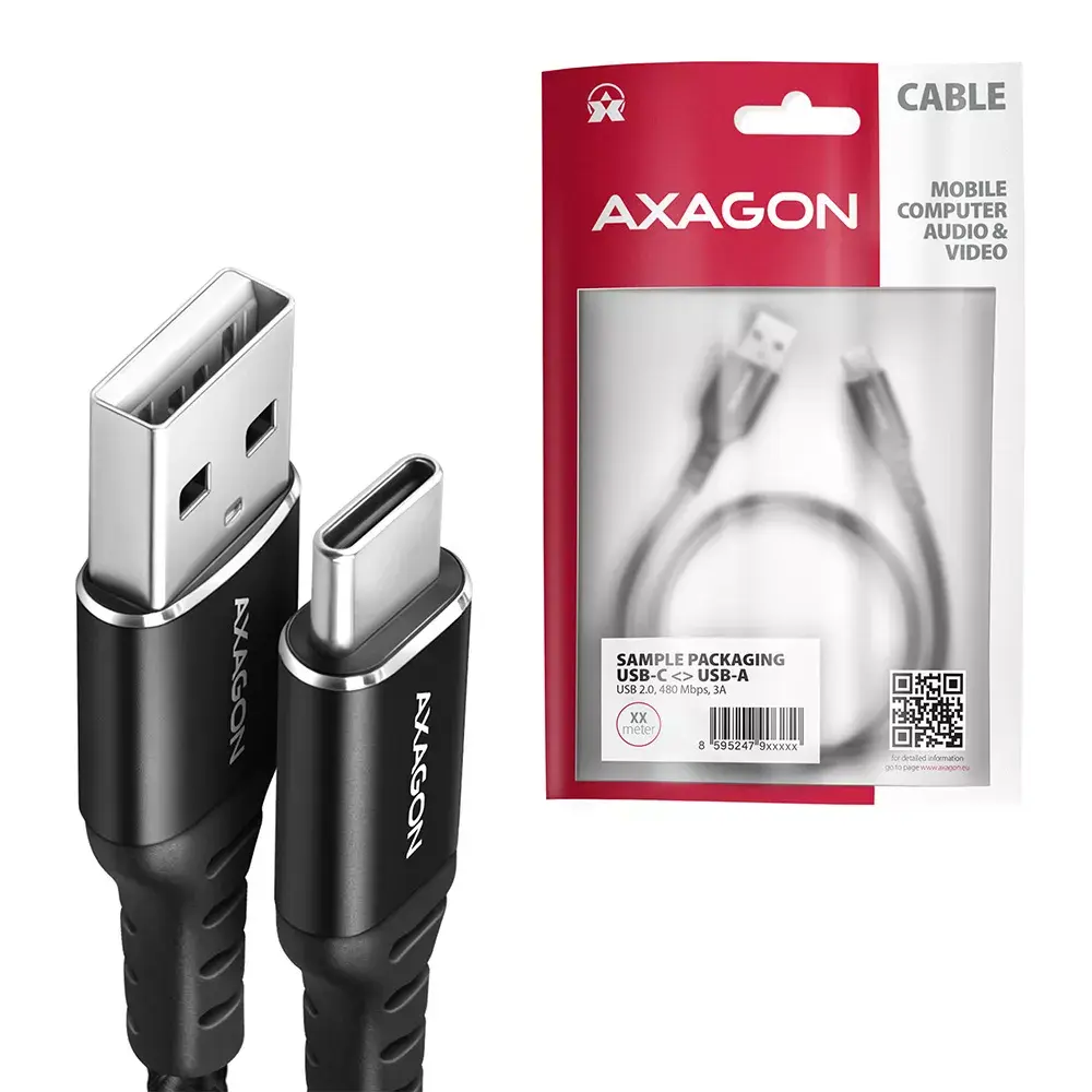 USB кабель Axagon BUCM-AM20AB Photo 6