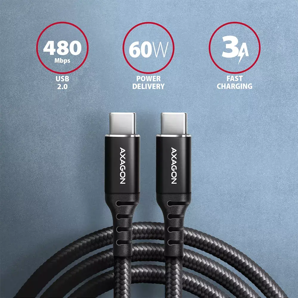 USB кабель Axagon BUCM-CM30AB Photo 2