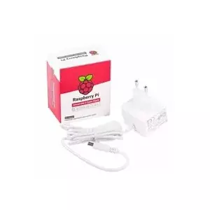 Raspberry Pi barošanas bloks USB-C 5.1V 3A Raspberry Pi 4B, ES, balts