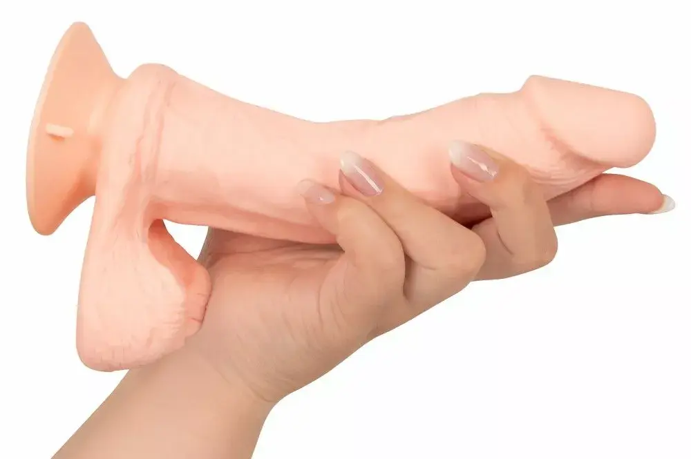 Nature Skin гнущийся вибратор 20,8 см — реалистичный Photo 6