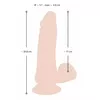 Nature Skin гнущийся вибратор 20,8 см — реалистичный Photo 12