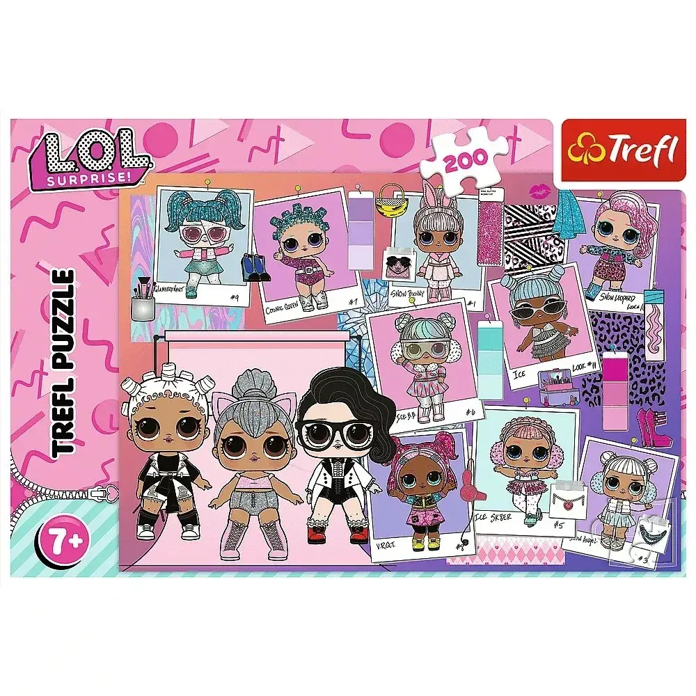 TREFL Puzzle 200 elementi L.O.L Surprise Lovely dolls Photo 2