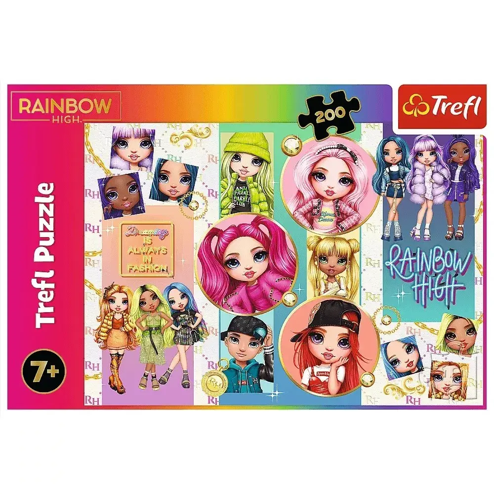 Пазл 200 эл. TREFL Friendship Rainbow High Photo 2