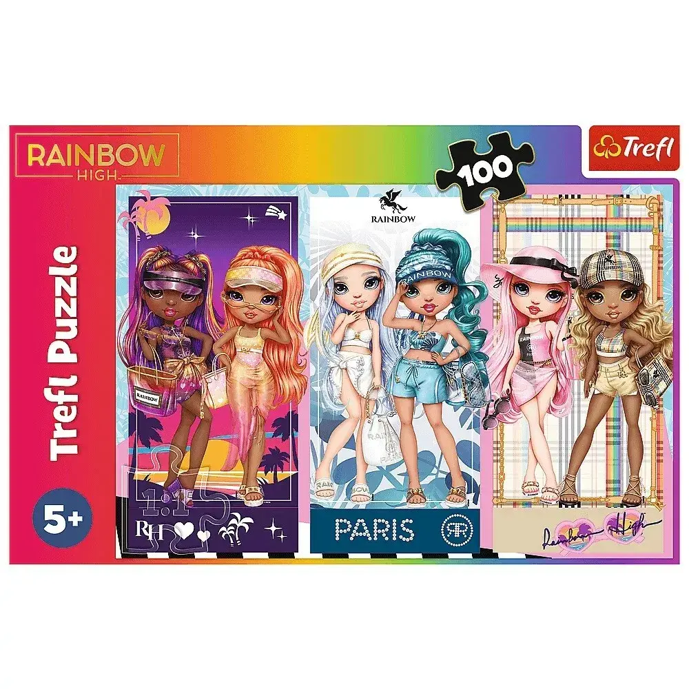 Пазл 100 элементов TREFL Rainbow High Rainbow dolls Photo 2