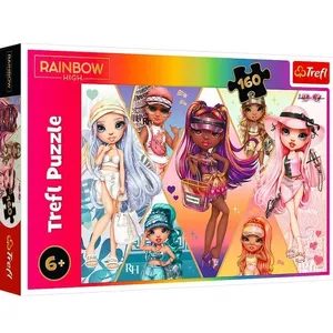 Пазл TREFL Rainbow High — 160 элементов, детский обучающий пазл, цветная иллюстрация