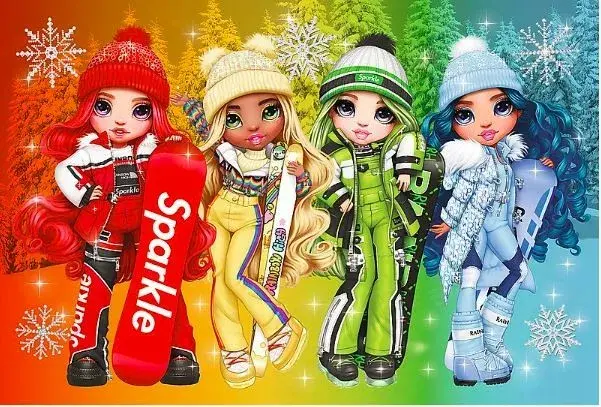 TREFL Puzle 60 daļas Radosne lalki Rainbow high Photo 3