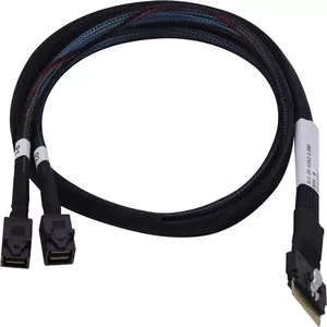 SAS kabelis Microchip Technology 2304900-R 0.8m SlimSAS MiniSAS HD
