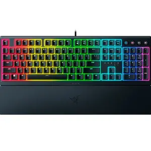 Razer Ornata V3 RGB Gaming USB Tastatūra Melna Pilna izmēra Vadu Mehāniski-membrānas