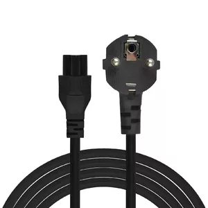 Сетевой кабель Savio Strom IEC 60320 C5 CEE 7/7 3м Черный C5 разъем Тип C
