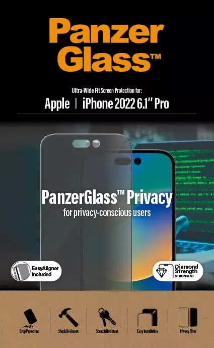 Privacy Screen Protector PanzerGlass Apple iPhone 14 Pro Photo 9