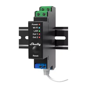 Solid-state relay Shelly Pro 2PM Black 25A 110-240V