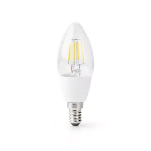 Smart bulb Nedis WIFILF10WTC37, Wi‑Fi, 5 W, transparent, supports Android/iOS, 110 mm × 37 mm