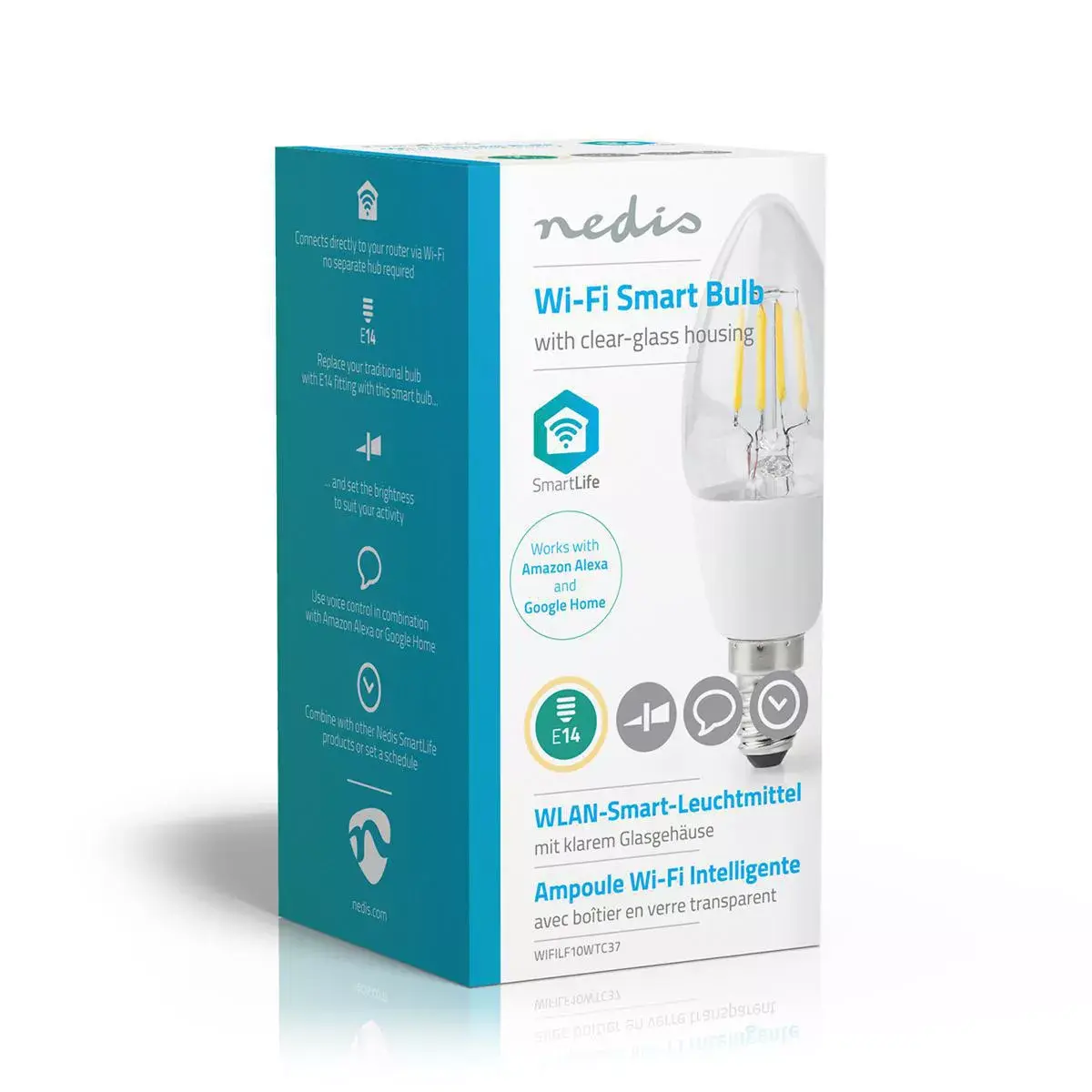 Viedā spuldze Nedis WIFILF10WTC37 — Wi‑Fi 5 W Photo 4