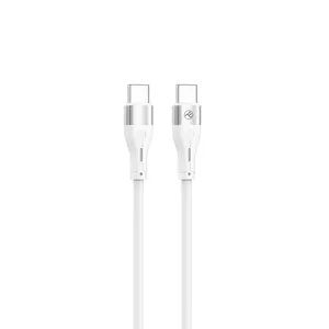 USB Type-C cable Tellur TLL155501 1 m, PD 60W, white