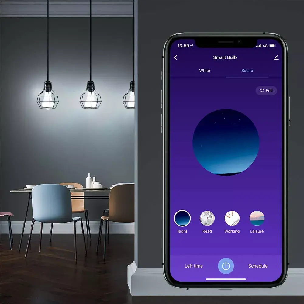 Viedā WiFi spuldze Tellur TLL331341 9W RGB Photo 6