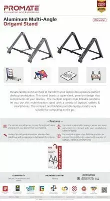 Promate AISELEVATEGY laptop/tablet/smartphone stand Photo 6