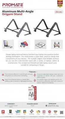 Promate AISELEVATEGY подставка для устройств Photo 6