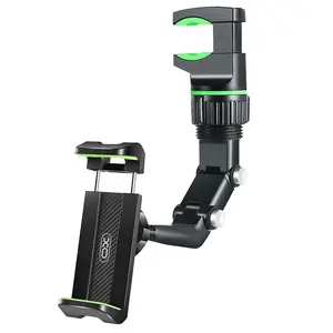 Smartphone holder XO RearView Mirror Fix C107 with adjustable neck, black