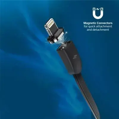 Promate складной 3‑в‑1 USB-C — USB-C/Lightning/microUSB 1 м Photo 4