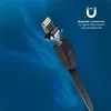 Promate складной 3‑в‑1 USB-C — USB-C/Lightning/microUSB 1 м Photo 4