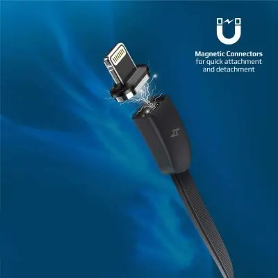 Promate складной 3‑в‑1 USB-C — USB-C/Lightning/microUSB 1 м Photo 4