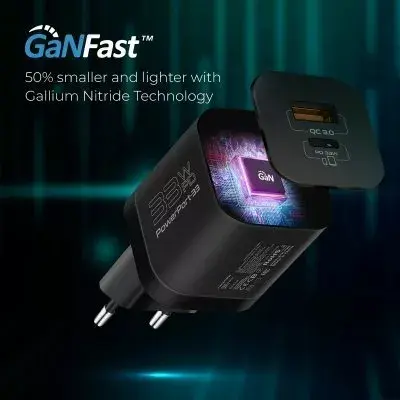 Promate PowerPort-33 GaN 33W USB-C PD charger Photo 2